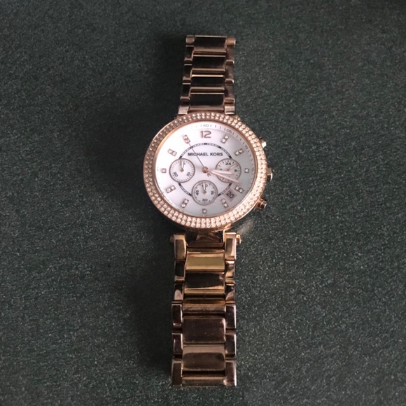 Michael Kors Parker Chronograph Rose Gold-tone Stainless Steel Women’s Watch main image 10